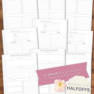Budgeting Financial Planner, Saving Money With Dave Ramsey Methods, Budget Planner, Budget Template, Personal Finance, Money Management image 3