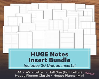 To Do List Template, Graph Paper PDF, Printable Lined Paper, Lined Paper Printable, A5 Planner Inserts, Happy Planner Inserts, Notes PDF
