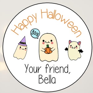 Halloween Stickers, Candy Halloween Stickers, Trick or Treat Stickers, Happy Halloween Labels