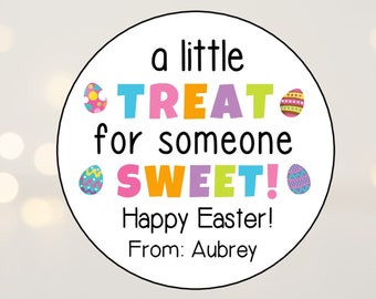 Easter Stickers, Easter Labels, Personalized Easter Gift Stickers, Easter Favors