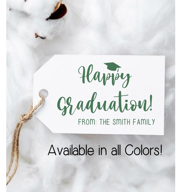 Personalized Grad Gift Tag - 60+ Gift Ideas for 2026