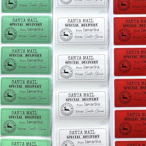 From Santa Christmas Gift Label, Christmas Gift Tags, Christmas Gift Stickers, From Santa Stickers