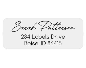 Return Address Labels Clear, Personalized Address Labels, Wedding Address Labels Stickers