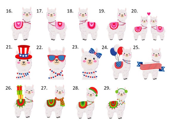 Llama Vinyl Sticker, Llama Laptop Decal