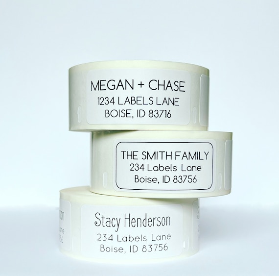 Return Address Labels Rolls Personalized Address Labels Etsy