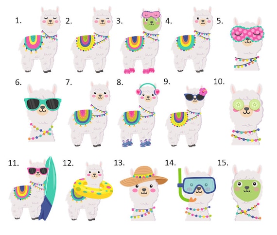 Llama Vinyl Sticker, Llama Laptop Decal