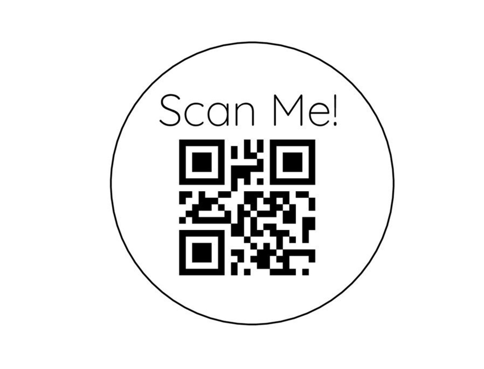 QR Code Stickers QR Code Labels QR Code Business Labels Etsy