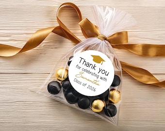Graduation Gift Labels, Class of 2026 Graduation, Graduation Favors, Thank You Stickers, Graduation Gift Tags, Personalized Gift Tags