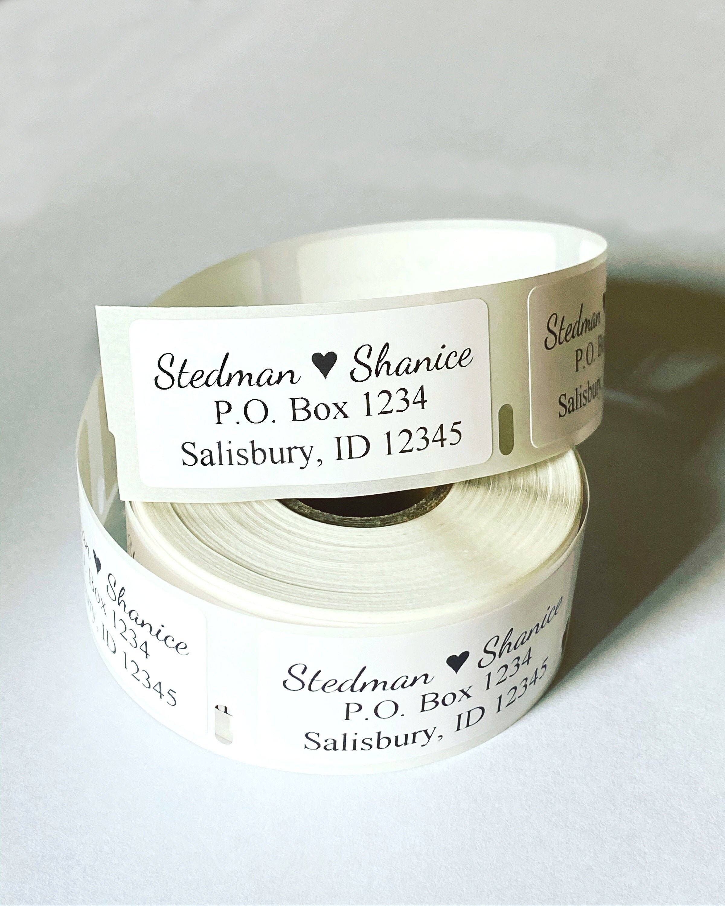 Wedding Address Labels Roll Personalized Labels Roll Thermal Etsy