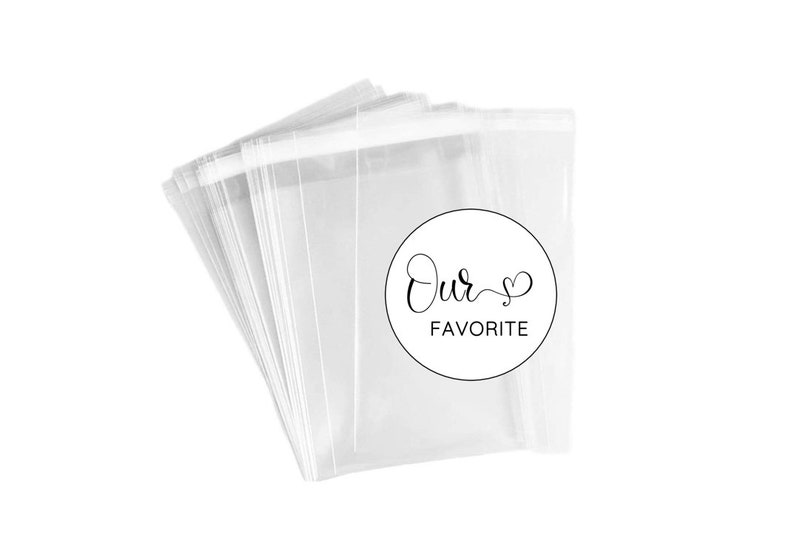 4x6 Self Sealing Bags, Favor Bags, Cellophane Treat Bags image 2