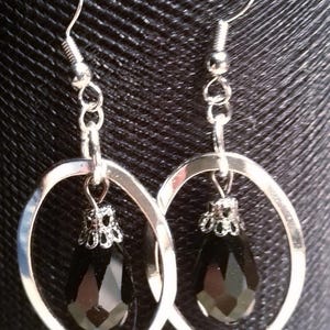 silver earrings for black dress Party Makeup With Black Dress