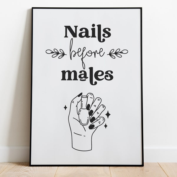 Nail Artist Quote Print Etsy