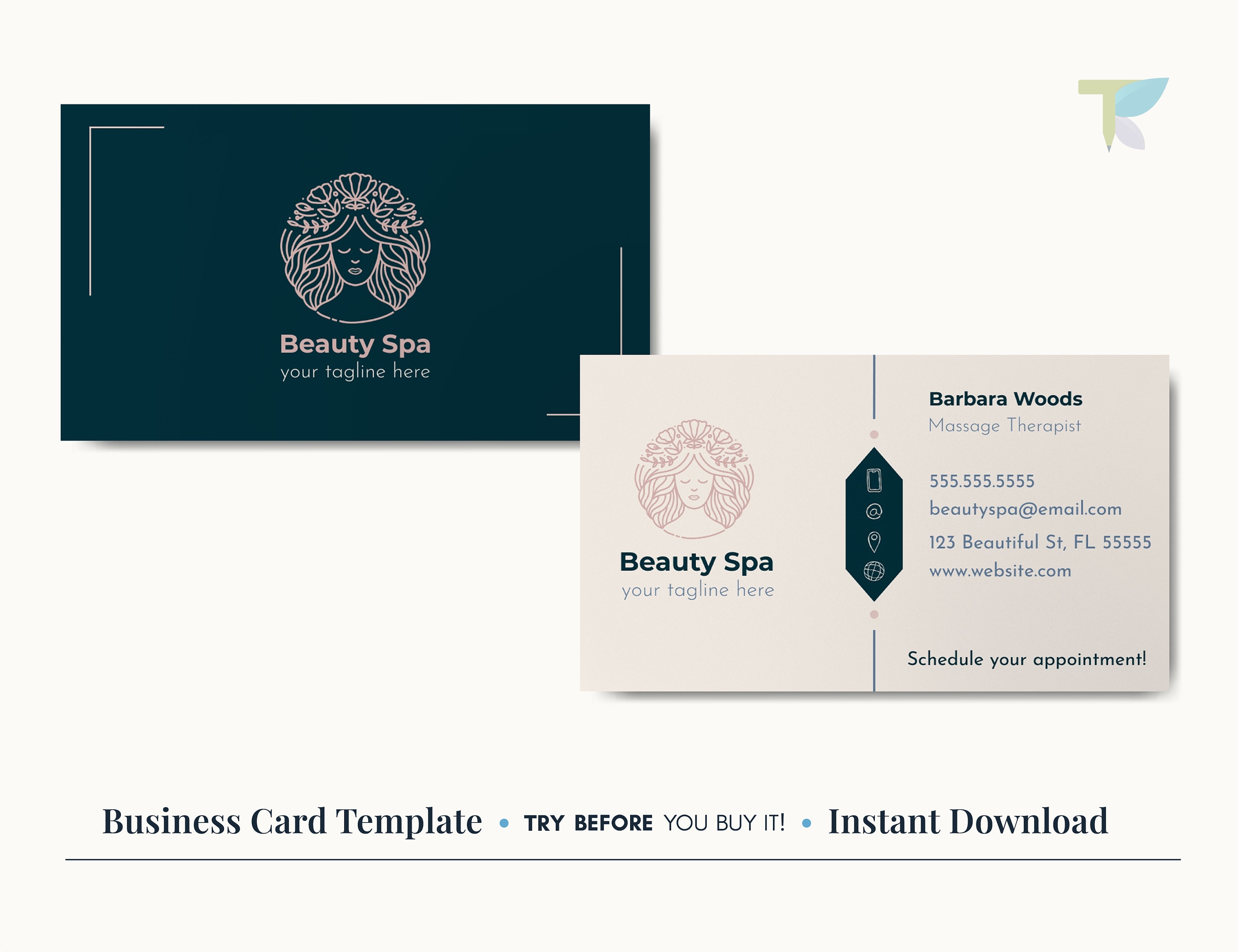 Medical Spa Business Cards