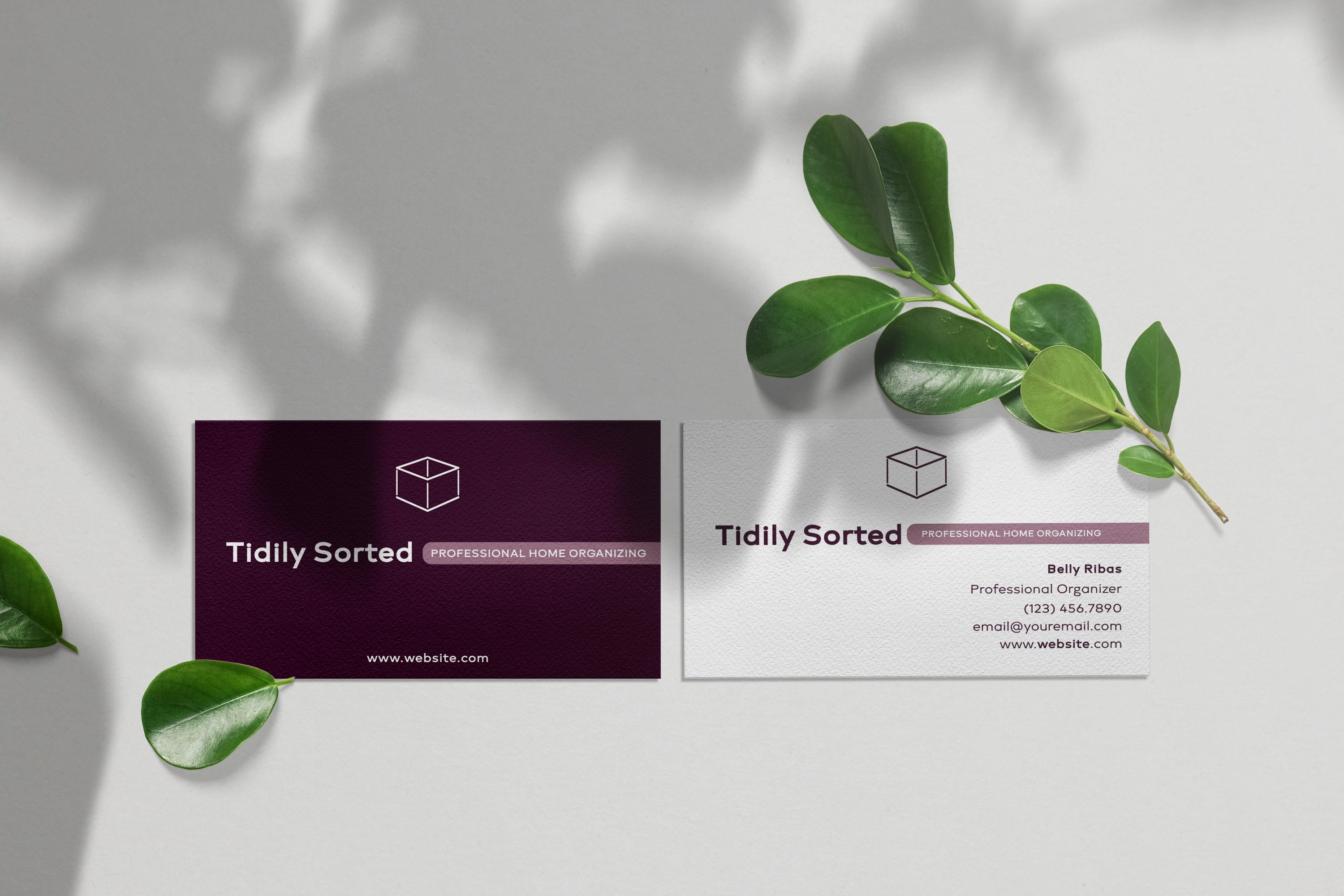 Professional Organizer Business Cards Personal Organizer Business Cards