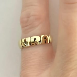 name rings, via valentina, gold rings, personalized jewelry, personalized rings, custom rings, rings