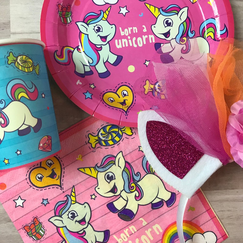 Unicorn Birthday Party Supplies Unicorn Party Supplies Etsy