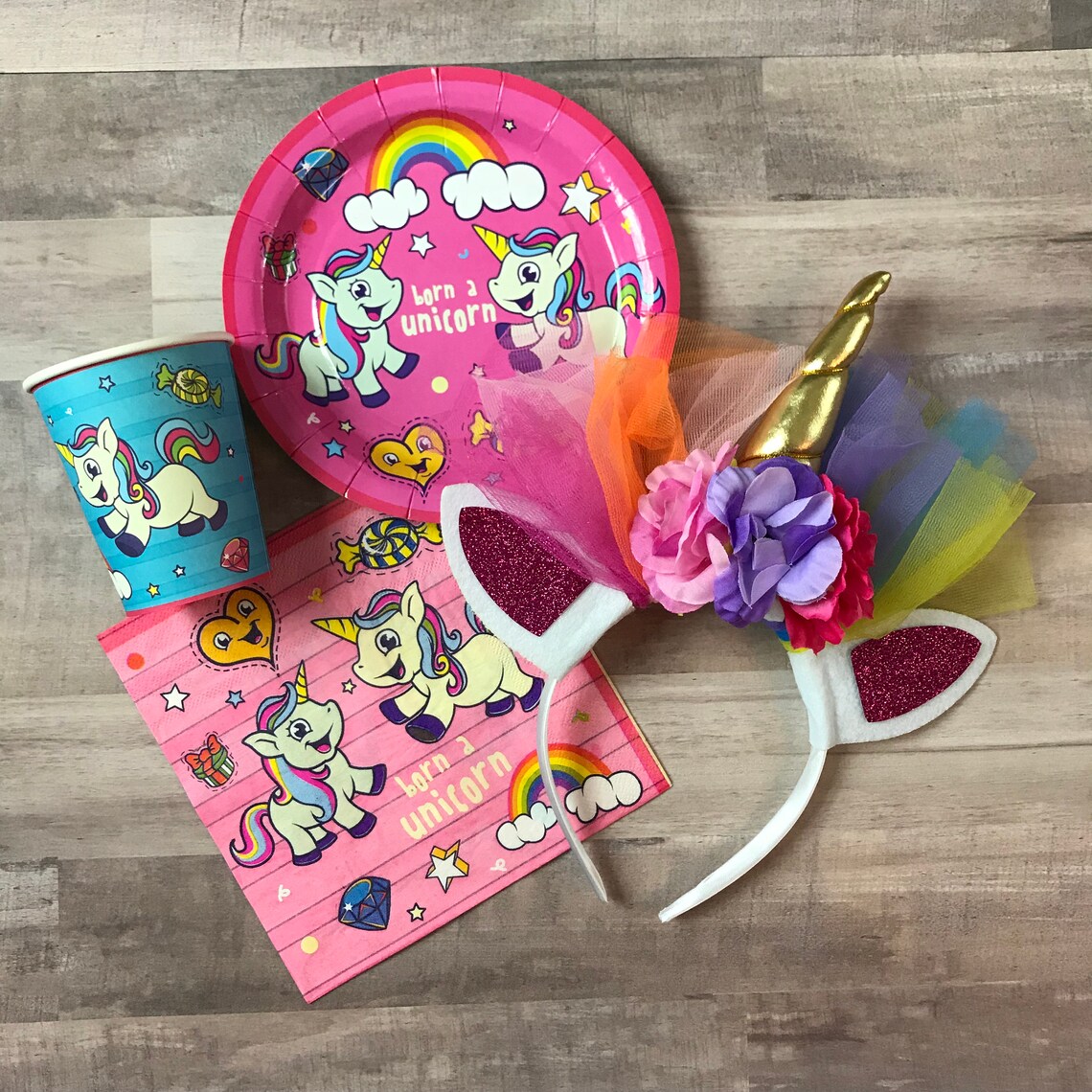 Unicorn Birthday Party Supplies Unicorn Party Supplies Etsy