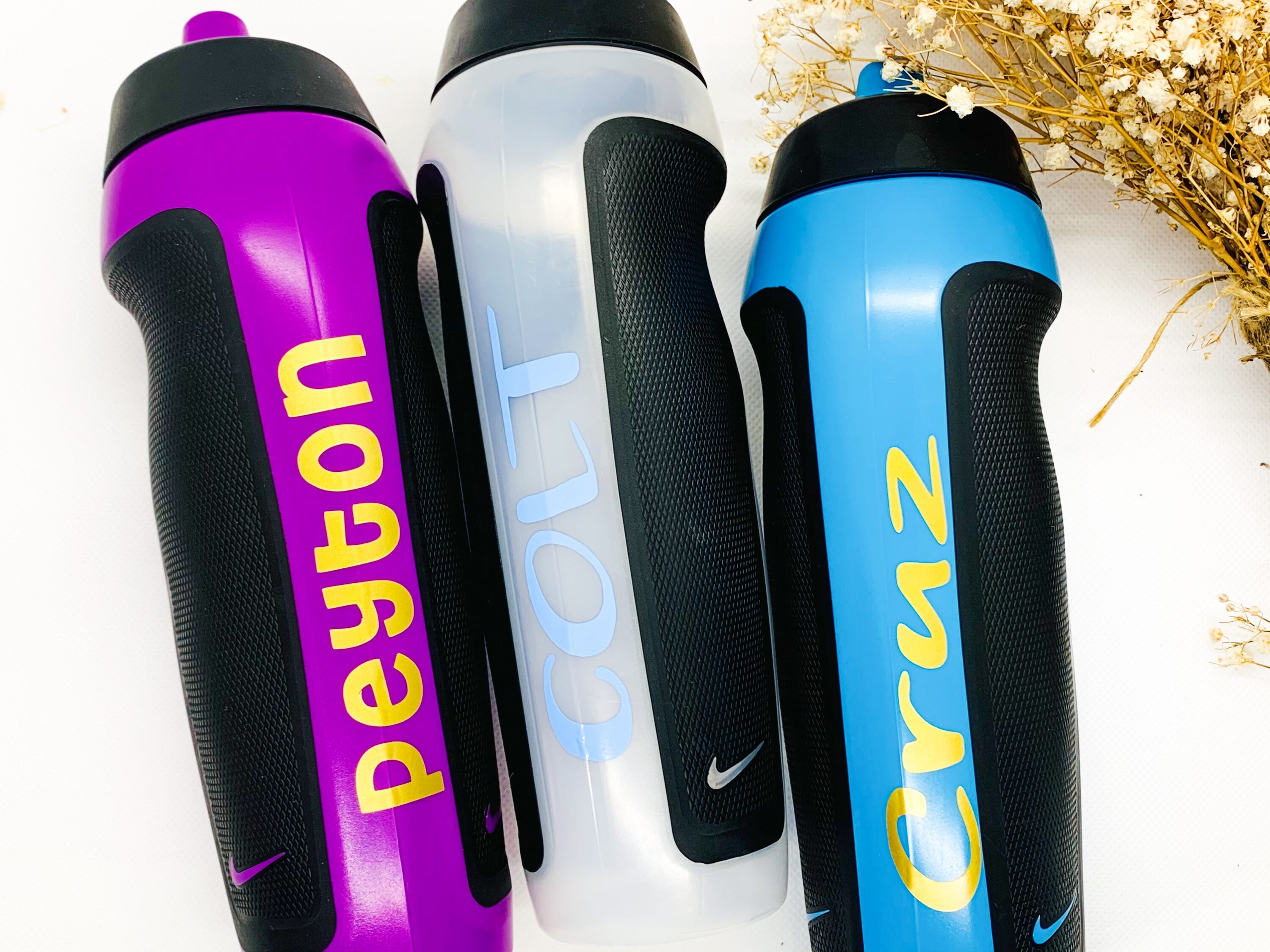 Personalised Nike Drink Bottle Label Etsy