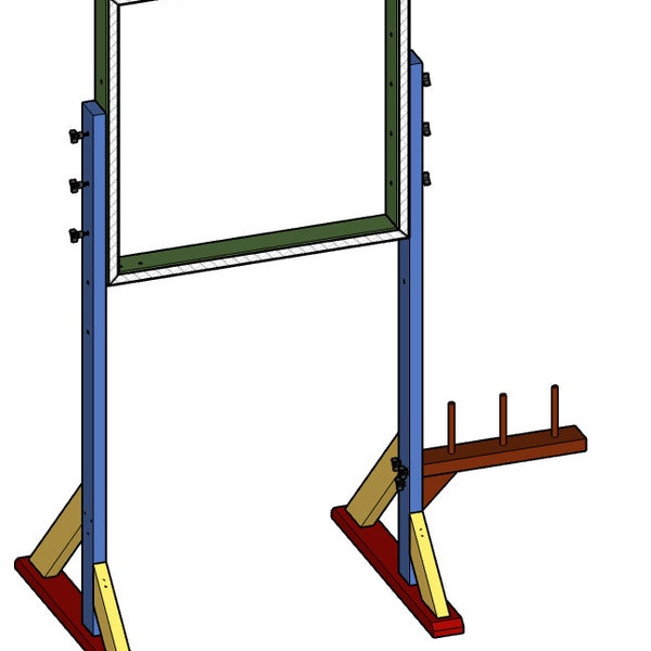 Craft Your Own Tufting frame and adjustable stand Set | DIY tufting frames/stand Set Plans