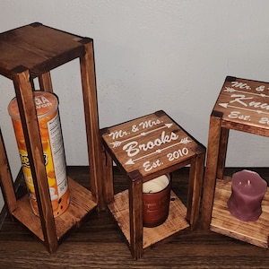 Planes para hacer centro de mesa de linterna de boda de madera, decoración rústica, decoración de granja, boda rústica, regalo de boda, decoración de mesa, ETC.