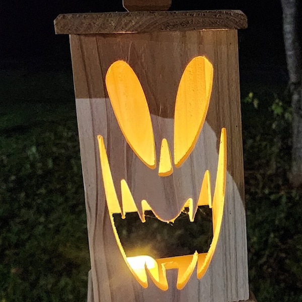 Jack-o-lantern plans,  holiday lantern build plans, Build Plans, Decorative Lantern Plans, Woodworking Build Plans, DIY Project idea.