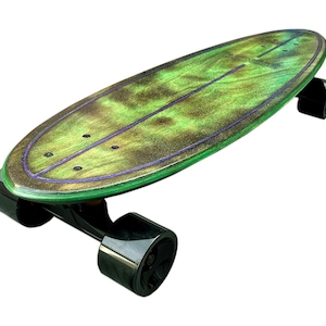 BIRCH 30&quot; Longboard Skateboard Compact Mini Cruiser Skateboard (Earth / Green)