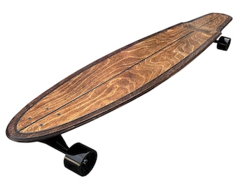 BIRCH 57&quot; Shaker Longboard Skateboard Cruiser Complete Setup Made in California (Honey)