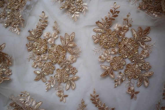 beaded bridal lace by the yard