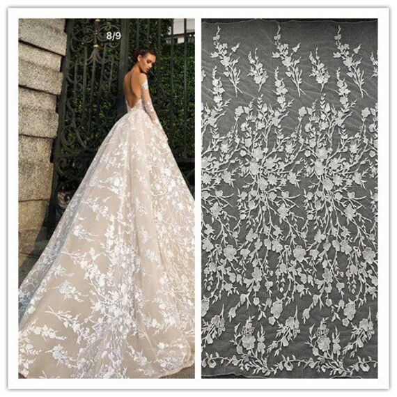 wedding dress fabric samples