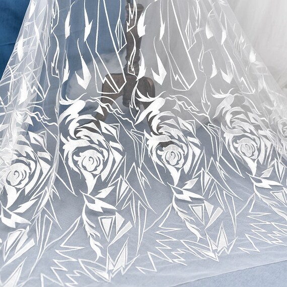 rose lace fabric