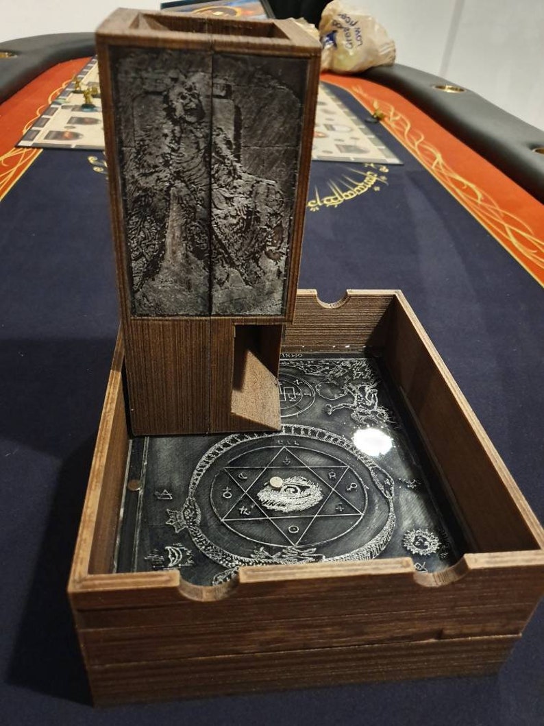 Modular dice tower vault dungeons and dragons role playing Etsy