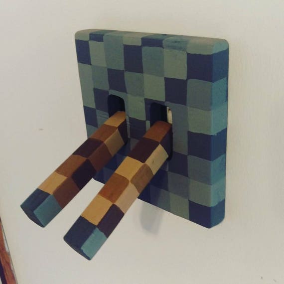 Lever Light Switch Minecraft Style For Boys Or Girls Bedroom Bathroom Decorating Decor Decorations