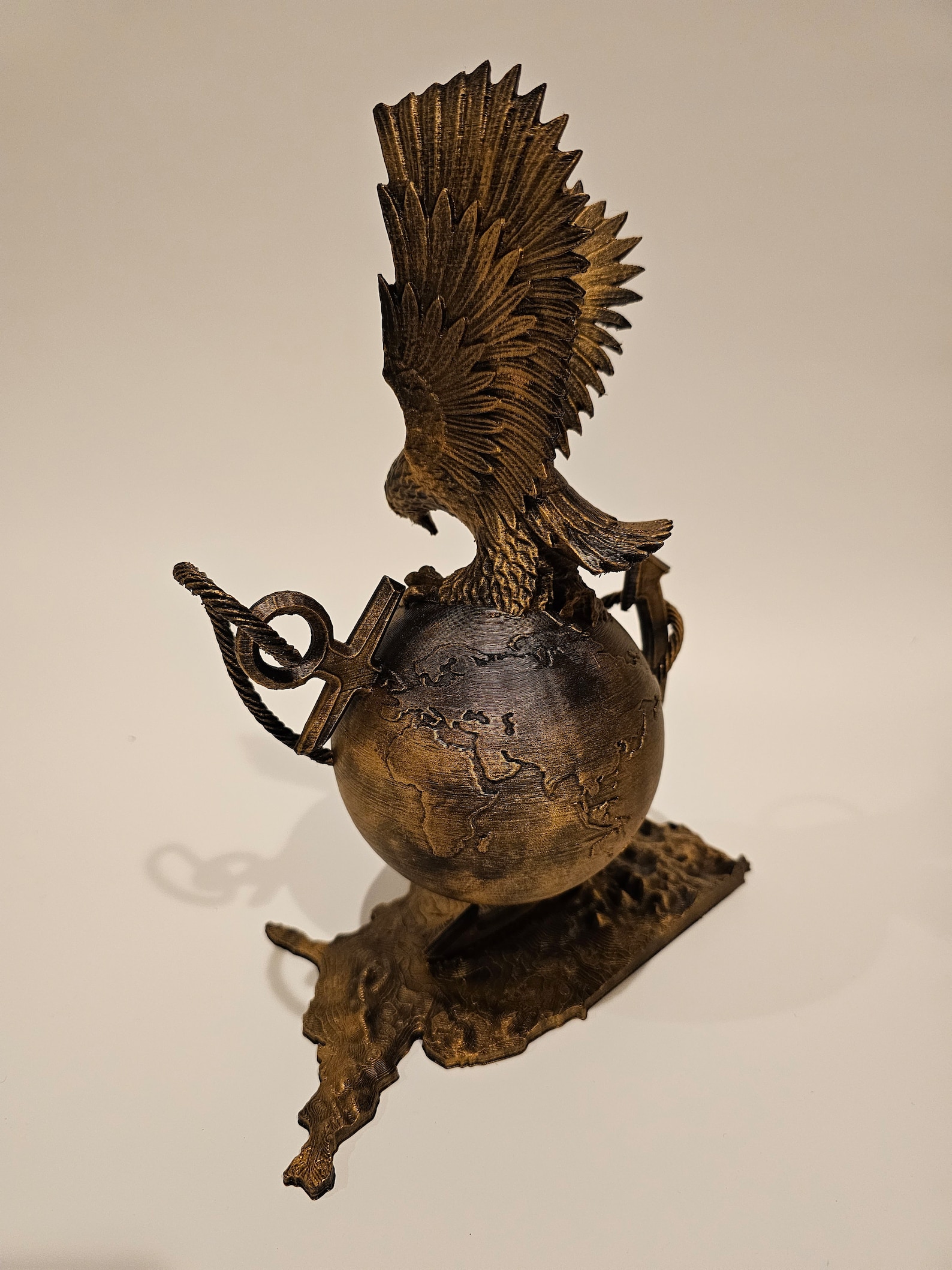 USMC 3D Eagle Globe and Anchor Marine Corps Military Emblem Symbol ...