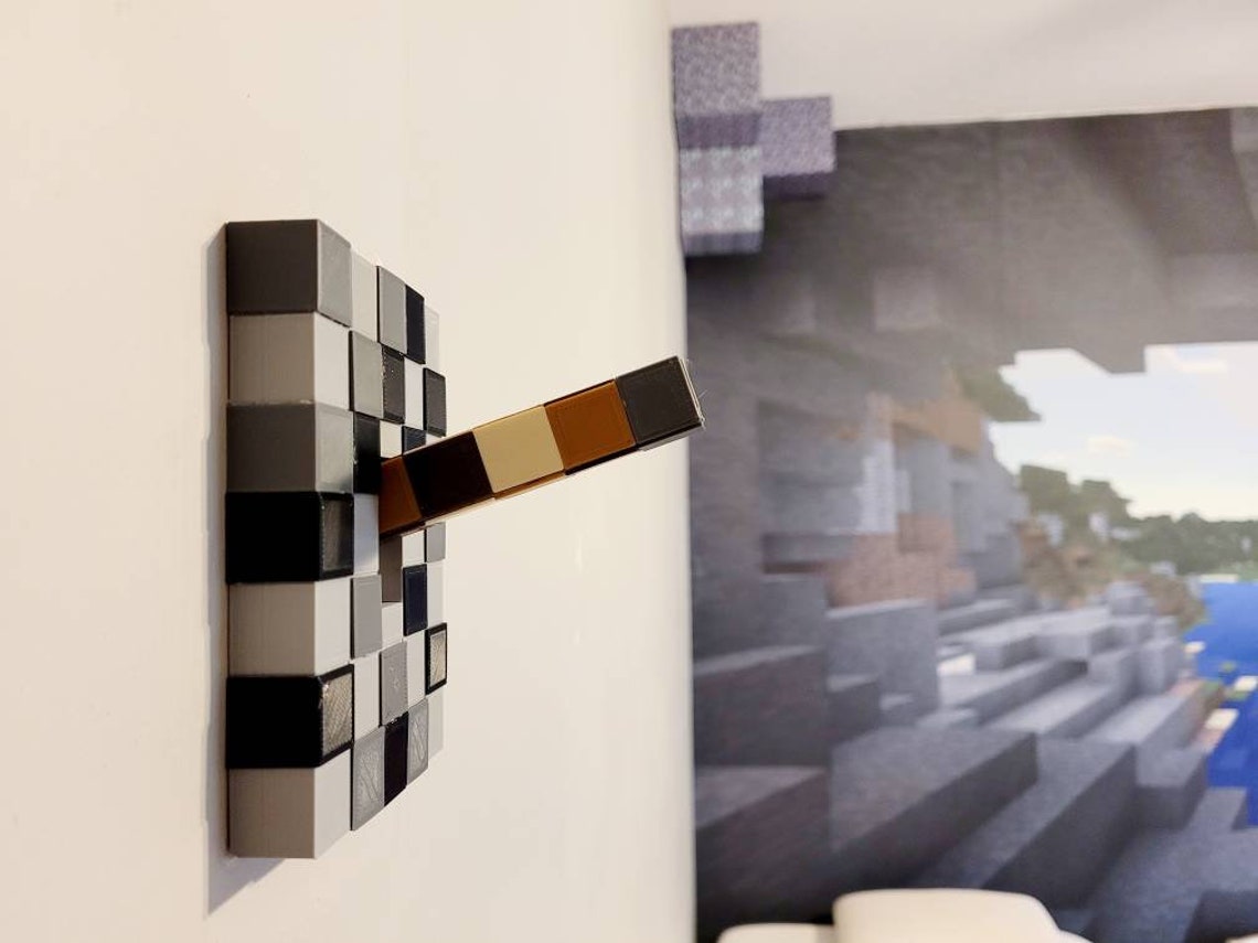 Lever Light Switch Minecraft Style for Boys or Girls Bedroom Etsy Ireland