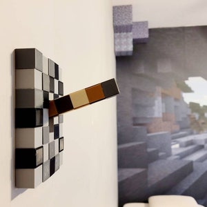 lever light switch Minecraft style for boys or girls bedroom bathroom decorating decor decorations image 2