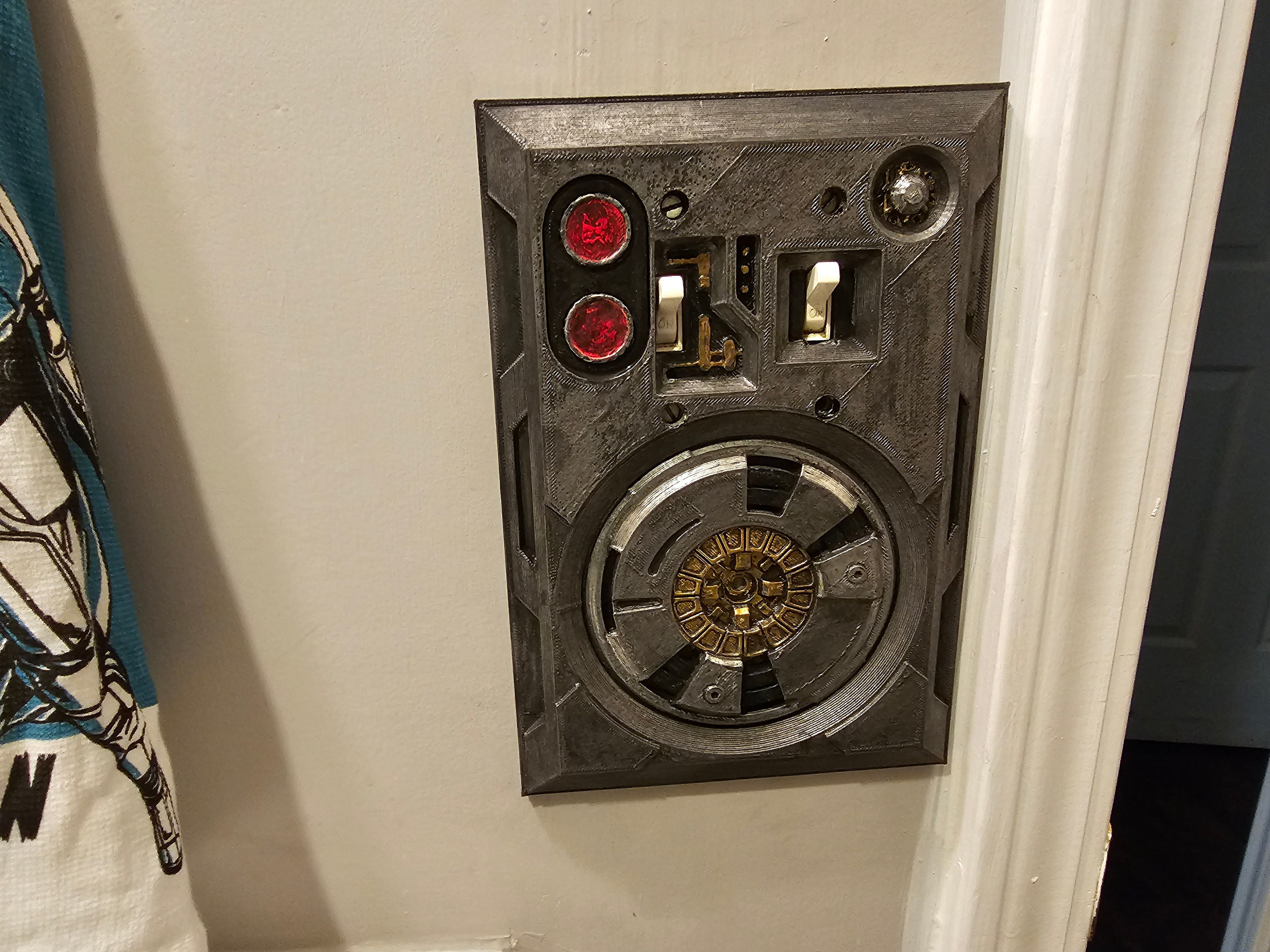 Sci Fi Droid Robot Access Light Switch Cover Plate Star Wars Style Decor Etsy