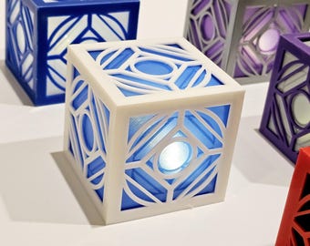 Réplica personalizada del Holocrón Jedi de Star Wars Light Holocron Ilumina al Maestro Sith