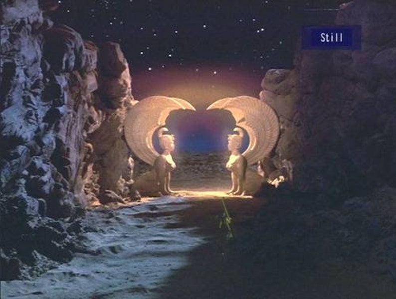 Neverending story Sphinx statue figurine book end Southern Oracle Gate image 9