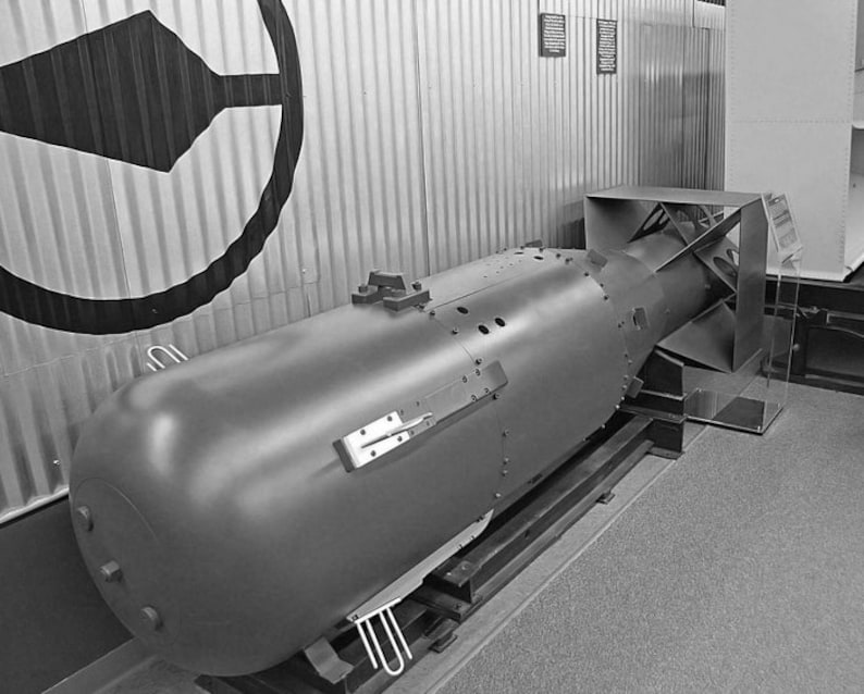 REPLICA Little Boy allereerste atoombom die op Hiroshima is gevallen afbeelding 6