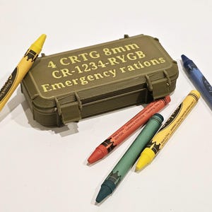Crayon Ration Crayon Eater USMC Tactical Ammo Pelican Case Gag Gift Marine Corps - Etsy