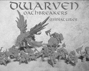 Dwarven Oathbreakers miniatures | Dwarf | Warrior | Artisan Guild | RPG