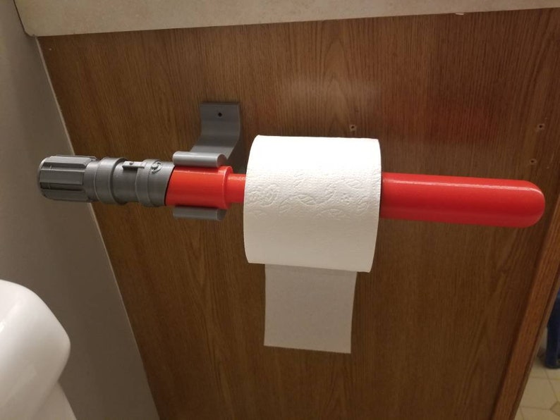 Star wars light saber toilet paper holder image 3