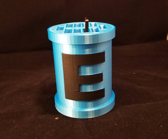 Nintendo switch Mega Man X E tank Etank box cube video game case holder and storage - cartridge - docking station  - Joy Con