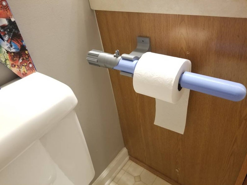 Star wars light saber toilet paper holder image 2