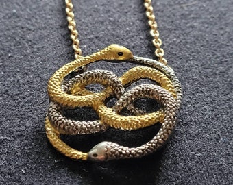 Ouroboros pendant necklace | inspired by Auryn in Neverending Story