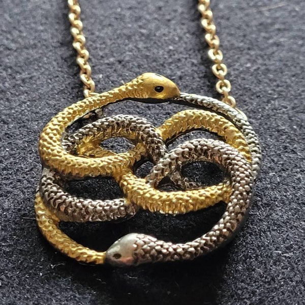 Ouroboros pendant necklace | inspired by Auryn in Neverending Story