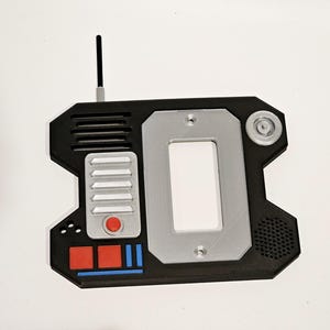 Sci Fi droid robot access light switch cover plate star wars style decor Decora Paddle Flat Rocker lightswitch