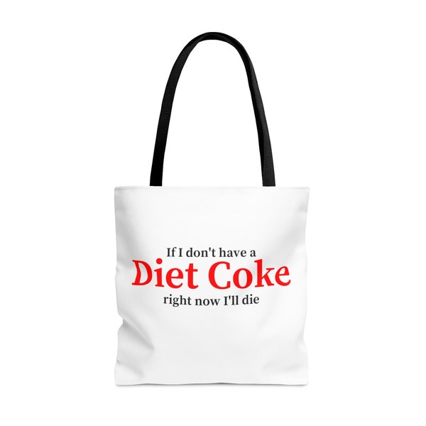 Diet Coke Tote Bag, Diet Coke Gifts, Gifts for Her, Gifts for Girlfriend, Funny Tote Bag, Beach Tote Bag