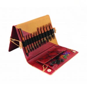 KnitPro Ginger deluxe interchangeable circular needle set 4 inches (10 cm) birch wood Special