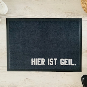 HERE IS AWESOME. Doormat 40 x 60 cm Indoor & Outdoor Non-Slip Washable Gift Christmas Birthday Housewarming Wedding